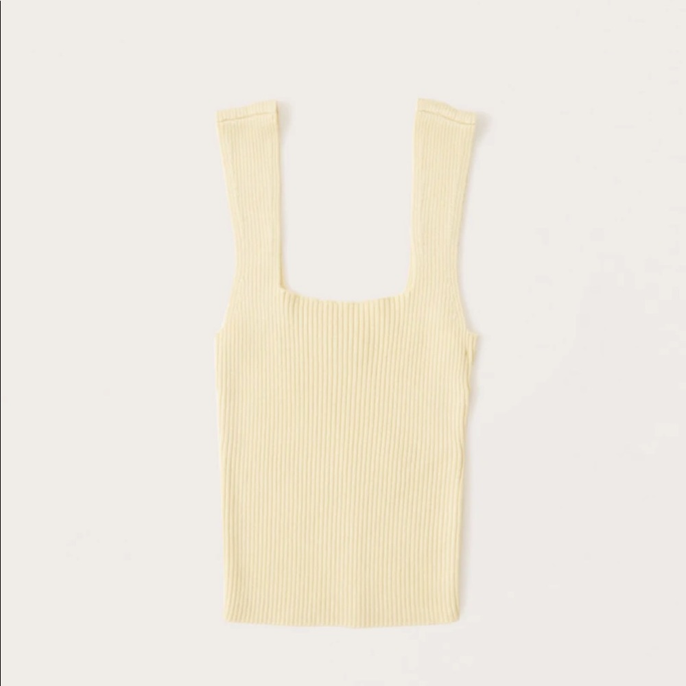 Elevated Ribbed Squareneck Tank